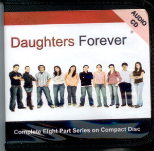 Eight talks on CD supporting the " Daughters Forever" sexuality education program. For daughters; also available on DVD.